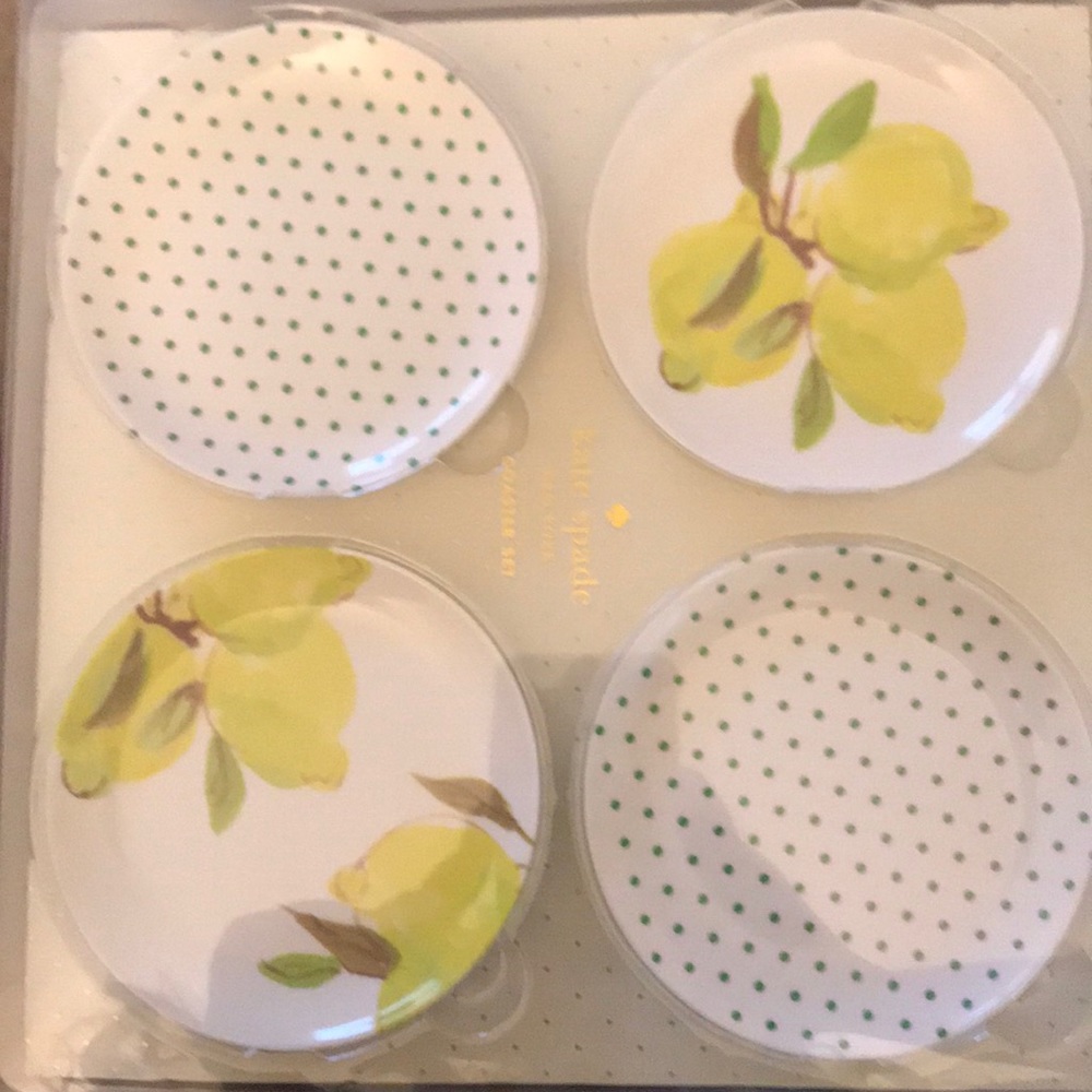 Kate Spade ♠️ coaster set NWT